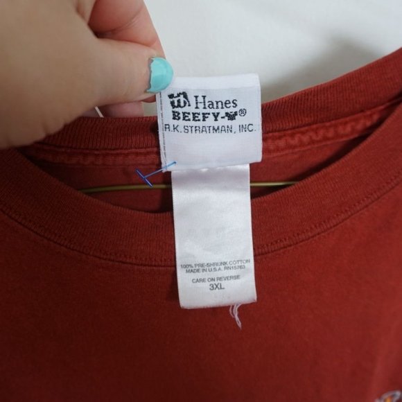 VTG Harley Davidson Shirt Men Size 3XL Beefy Tag USA Hilo Hawaii Flames Woman - Picture 7 of 8